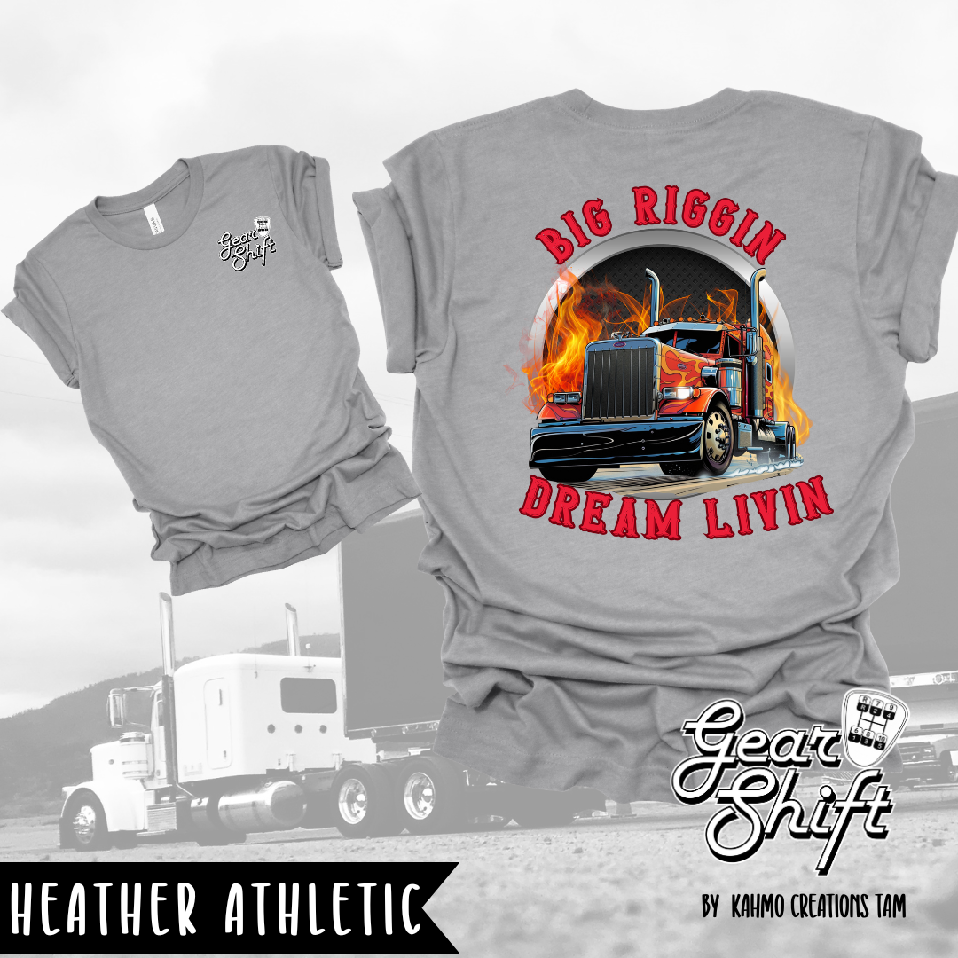 Big Riggin, Dream Livin Tee: Embrace the Open Road