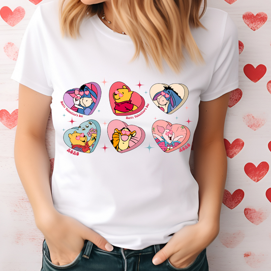 Cute bear and friends Valentines Shirt