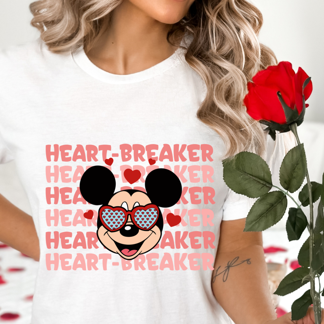 Heart Breaker Mouse Valentines Shirt