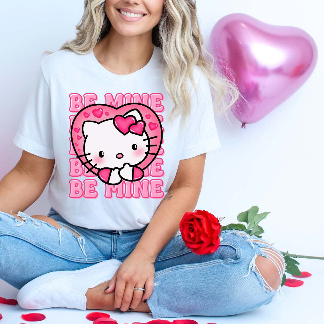 Be Mine Kitty Valentines Shirt