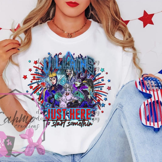 4th of July, Independence Tee, Villains