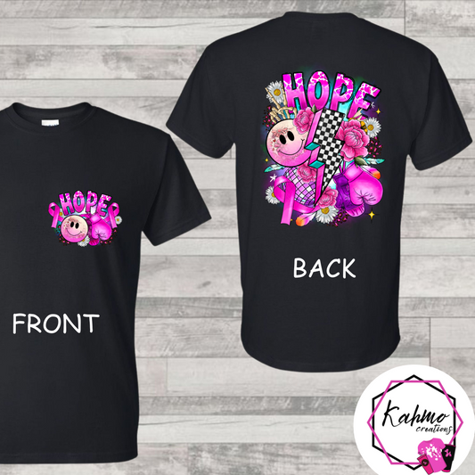 Hope Retro Breast Cancer Awareness Shirt