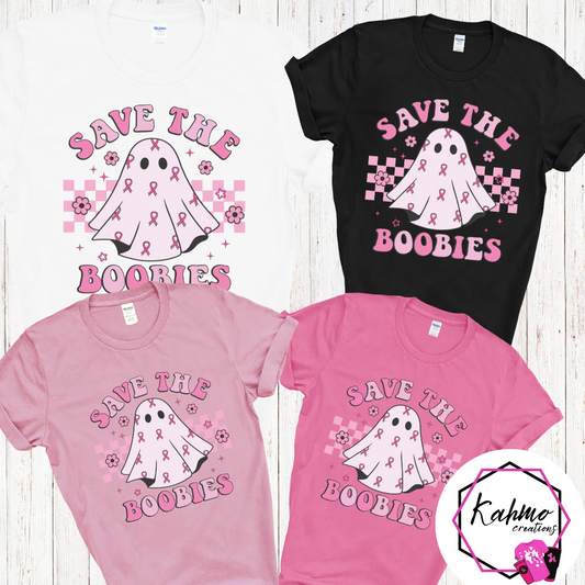 Save the Boobies Breast Cancer Awareness Shirt