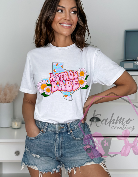 ASTR*S Babe Houston Pink Houston T-shirt