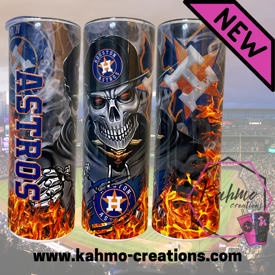 Houston Astros Jersey Tumbler Wrap PNG